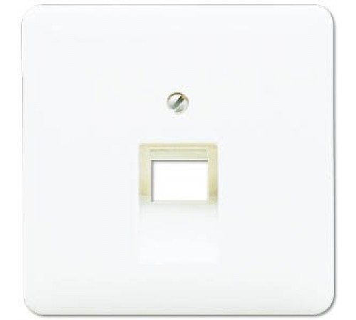 Панель розетки TF/PC 1-я JUNG CD569-1UAWW білий Панель розетки TF/PC 1-я JUNG CD569-1UAWW білий