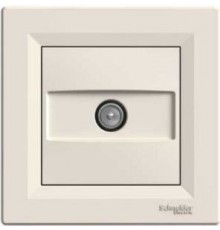 Розетка TV прохідна (8 дБ) Asfora (крем) EPH3200323