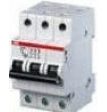 Автоматический выключатель 3-фазный ABB SH203 16 Ампер, тип — «B»