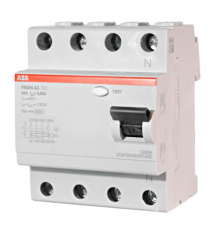 Дифреле 4-п ABB FH204 4P, 63А, 300мА, тип АС