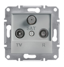 Розетка TV-R-SAT кінцева Asfora, (колір алюміній) EPH3400461