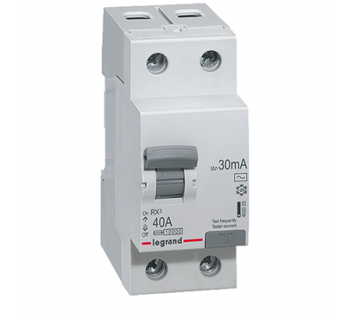 Диффреле (УЗО) 2п 25/0,3А RX3 Legrand 402032 Диффреле (УЗО) 2п 25/0,3А RX3 Legrand 402032