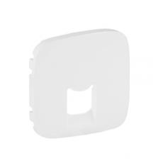 Лицьова панель для розетки RJ45/RJ11, Valena Allure, колір білий