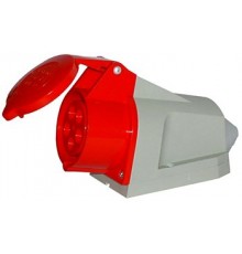 Силовая розетка Tarel стационарная 3Р+N+Z, 400В, 16А, IP44