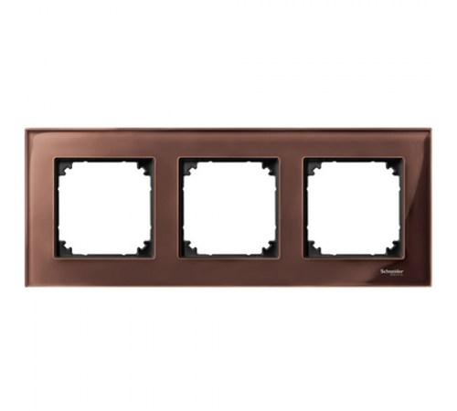 Рамка стекло M-Elegance 3-я., «Махагон», MTN4030-3215 Рамка стекло M-Elegance 3-я., «Махагон», MTN4030-3215