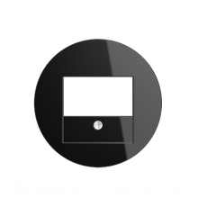 Накладка для розеток гучномовців, USB-розеток, чорний (глянсовий), R.х, 10382045