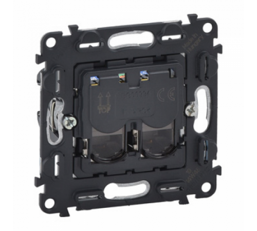 Механизм PC-2 UTP компьютерной розетки 5Cat. RJ45, in'Matic Механизм PC-2 UTP компьютерной розетки 5Cat. RJ45, in'Matic