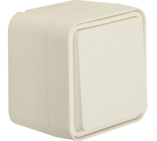 Кнопка IP55, полярно-білий, 10АX/250В W.1 Кнопка IP55, полярно-білий, 10АX/250В W.1