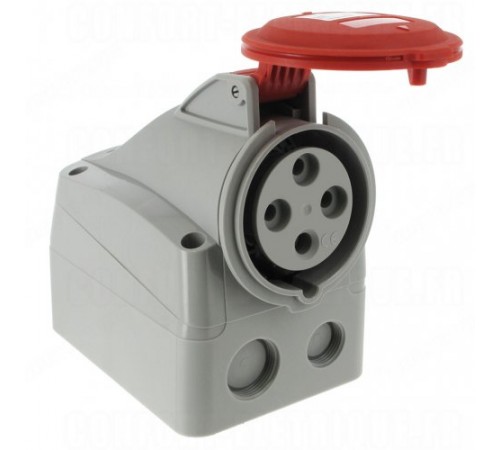 Розетка накладная 32A 3К+З 415В IP44 P17 Tempra Pro Розетка накладная 32A 3К+З 415В IP44 P17 Tempra Pro