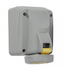 Розетка накладна 16А 2К+З 130В IP67 P17 Tempra Pro