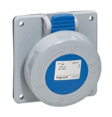 Розетка панельна 16A 2К+З 230В IP67 P17 Tempra Pro
