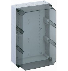 Корпус пустой AKL 3-th (450х300х210) высокая прозрачная крышка IP65