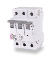 Автоматичний вимикач ETI ETIMAT 6 3p C 3А (6 kA)