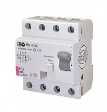 Реле дифференциальное (УЗО) EFI-4 25/0,03 тип AC (10kA)