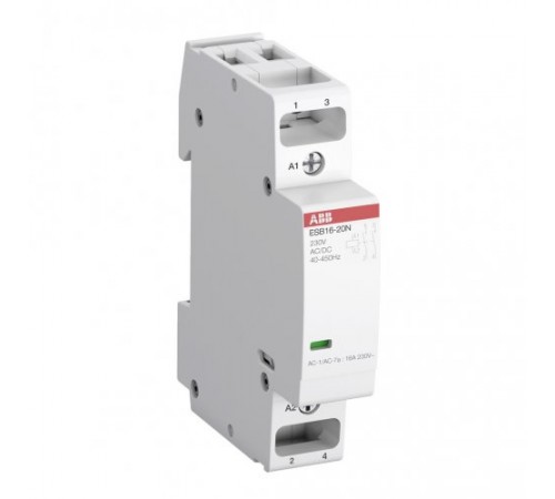 Контактор Abb ESB16-20N-06, 16А, 2НО,230V АС/DC