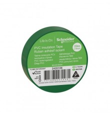Ізоляційна стрічка ПВХ 20 метрів Schneider Electric 2420106, зелений