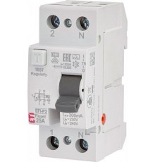 Диференціальне реле (RCD) 2p EFI-P2R 25/0.3 тип A (10kA) (RESET), ETI 2061481