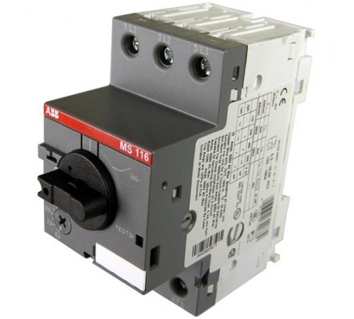 Автомат захисту двигуна 3-п Abb MS116-10,0А Автомат захисту двигуна 3-п Abb MS116-10,0А