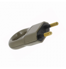 Вилка c кольцом 2-контактная Legrand 50164, цвет бронза