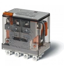 Реле 4ПК, 24VDC, 12А з кнопкою перевірки Finder 563490240010