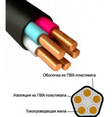 Кабель ВВГ 5х6